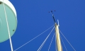 Antennas: VHF, shortwave radio (SSB), long-range WiFi, radar